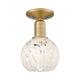 Option Brushed Brass / White Mouchette
