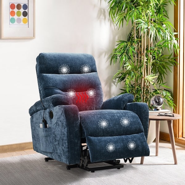 Electric Power Lift Recliner Chair with Massage and Heat for the
