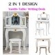 preview thumbnail 17 of 25, Girls Vanity Table with Mirror and Drawer