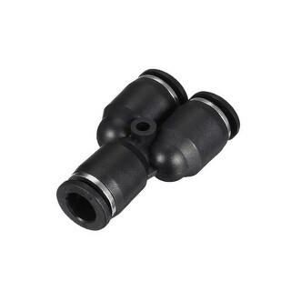 10pcs Push To Connect Fittings Y Type Tube Connect 8 mm or 5/16" od Black - 5/16" 10pcs