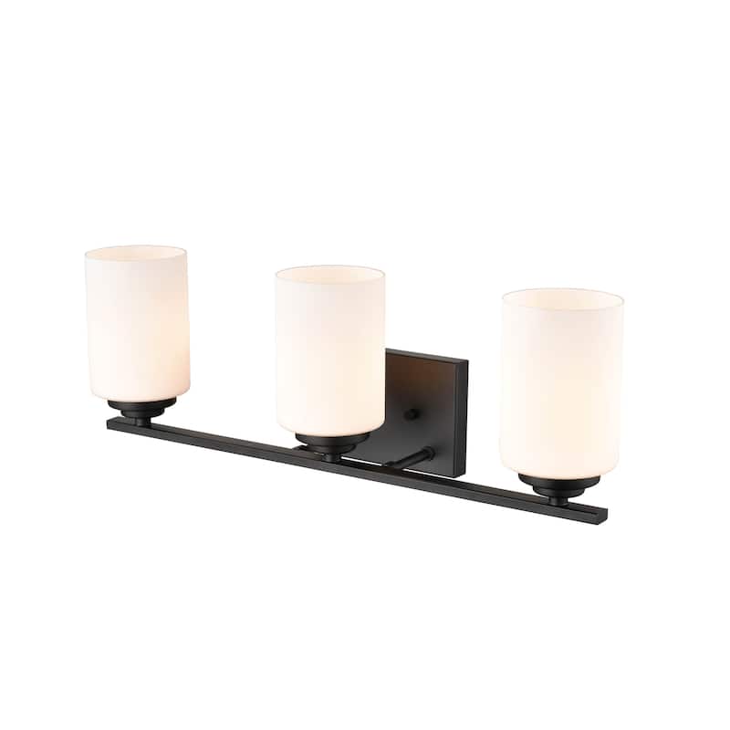 Millennium Lighting Durham 3 Light Bathroom Vanity Light with Frost Glass Shades
