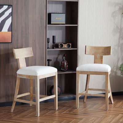 27" Counter Stools Set Of 2
