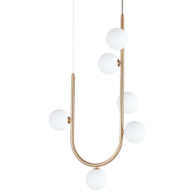 Studio M SM24906 Contour 6 Light 24" Wide LED Abstract Pendant by Nina - Heritage
