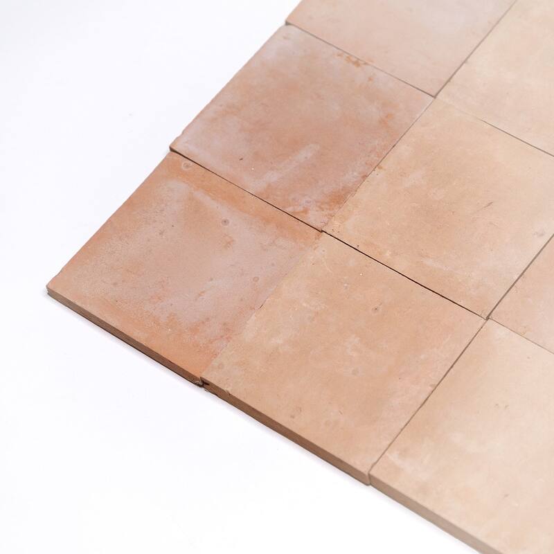 Contemporary Zellige Panels, 12x12x0.5, Terracotta Squares
