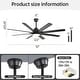 preview thumbnail 45 of 128, Sofucor 52/66/72/76/84Inch Large Ceiling Fan with Dimmable LED Light ,Remote&APP Control,8 Blades for Large Living Room,Porch