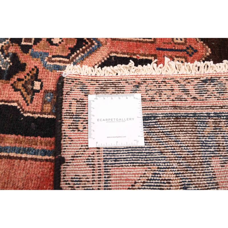 ECARPETGALLERY Hand-knotted Konya Anatolian Dark Copper Wool Rug - 4'3 x 9'4