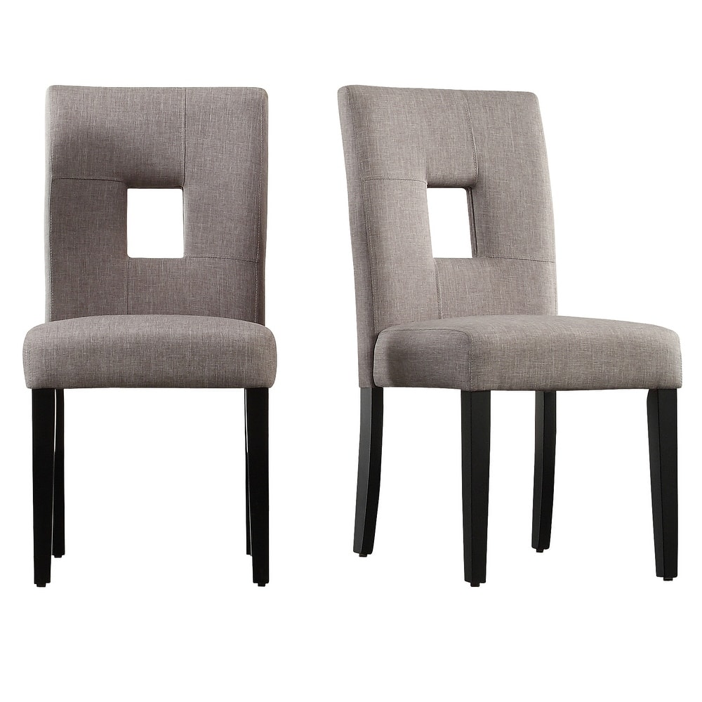 Mendoza Keyhole Back Dining Chair (Set of 2) by iNSPIRE Q Bold