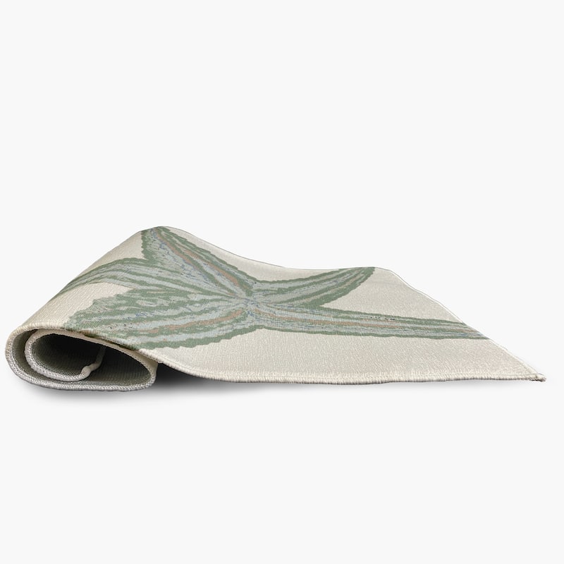 Large Starfish Nautical Indoor/Outdoor Rug