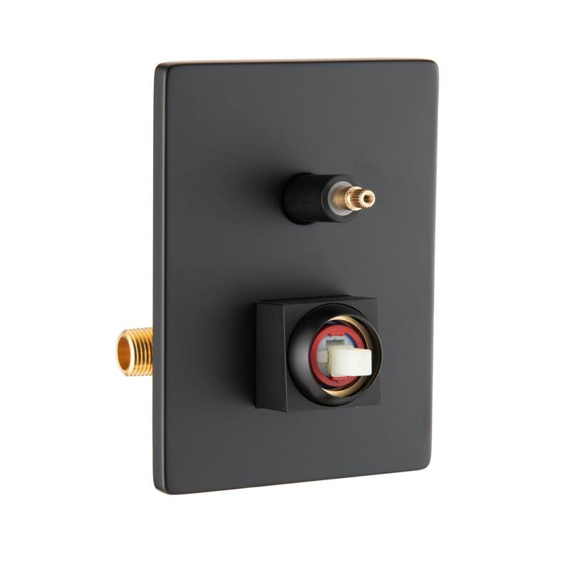 CLihome 12 Inch Wall Mount Shower System Shower Combo Brushed Nickel