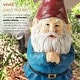 preview thumbnail 63 of 104, Gnome Folding Hands Looking Up Garden Statue