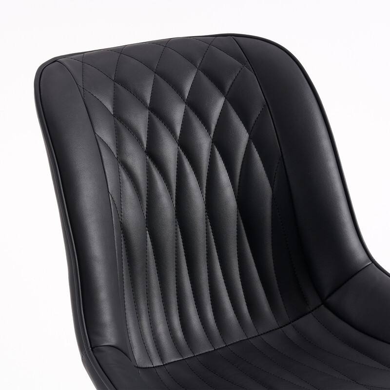 Modern Office Chair, Leather Swivel Office Chair for Home Office