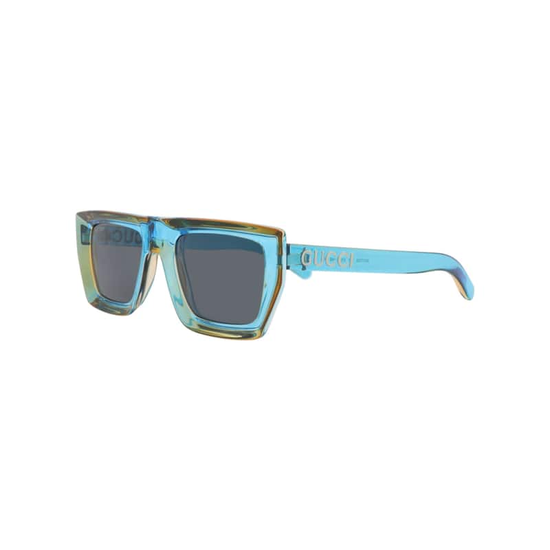 Gucci Square-Frame Injection Sunglasses