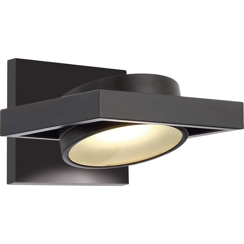Nuvo Lighting 62/993 Hawk Single Light 5" Tall Integrated LED Wall - Textured Black
