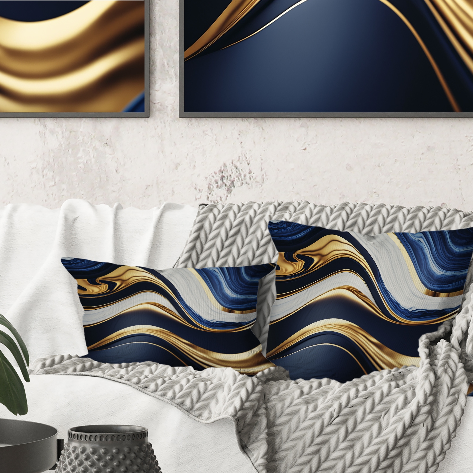 Gold Throw Pillows Bed Bath Beyond