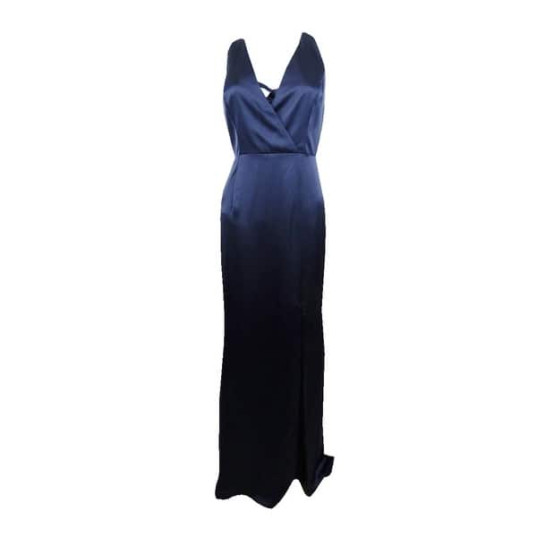 Adrianna Papell Women's Satin Open-Back Bow Dress - Bed Bath & Beyond - 41460145 Adrianna Papell Women's Satin Open-Back Bow Dress - Bed Bath & Beyond - 41460145
