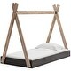 preview thumbnail 23 of 28, Signature Design by Ashley Piperton Two-tone Tent Complete Bed in Box