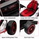 preview thumbnail 15 of 30, Go Kart for Kids, 24V Drift Kart with 2X200W Strong Motor