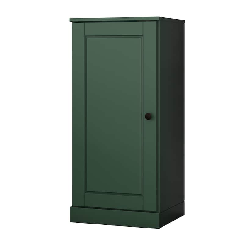 Palace Imports 100% Solid Wood 3-Shelf Bookcase with Raised Panel Door and Adjustable Shelves