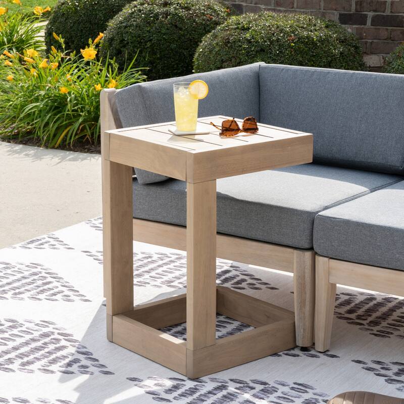 Sayre Acacia Wood Outdoor C Table