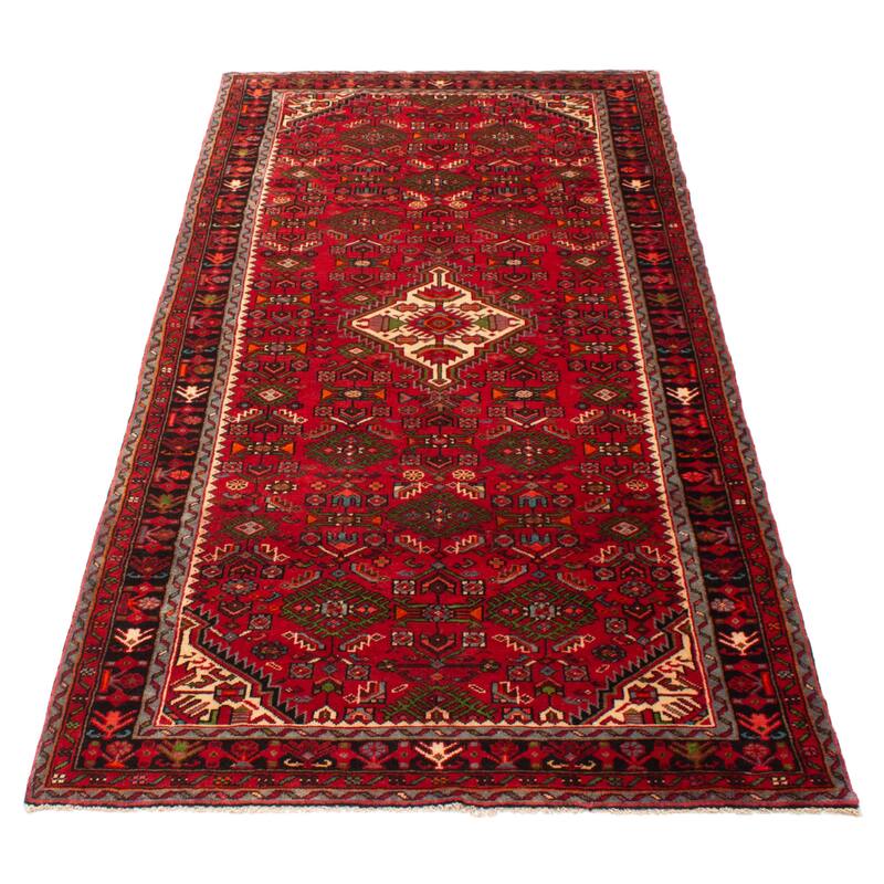 ECARPETGALLERY Hand-knotted Andelz Red Wool Rug - 5' x 10' 5"