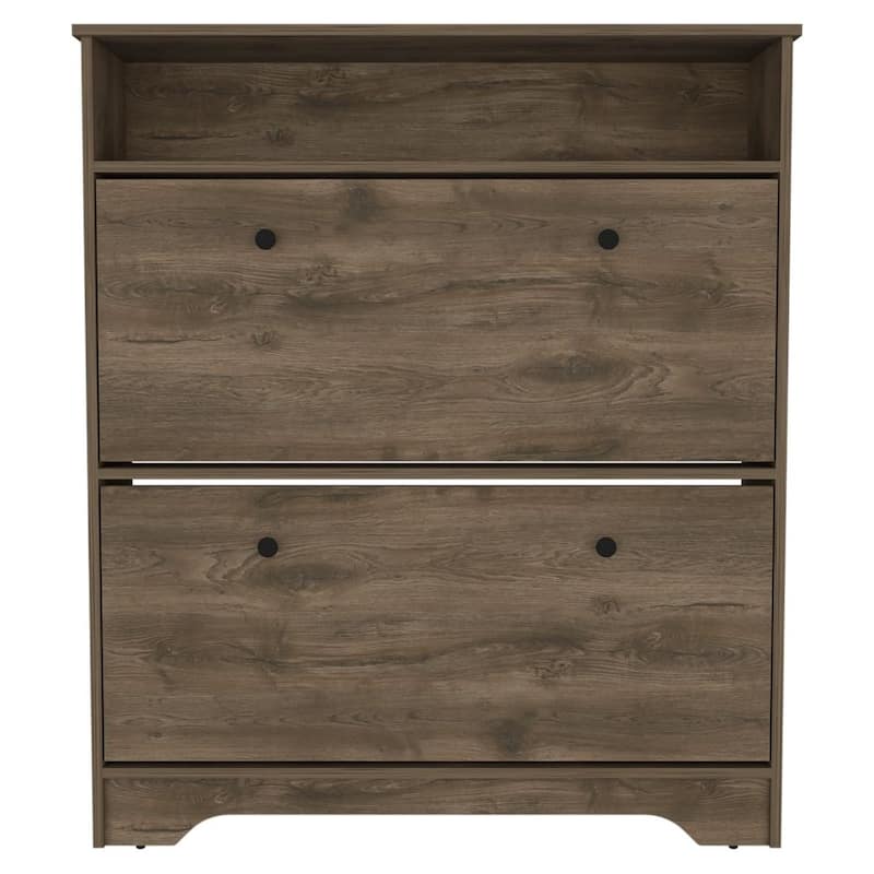 Brandford Shoe Rack, Superior Top, Two Shelves - Multicolor