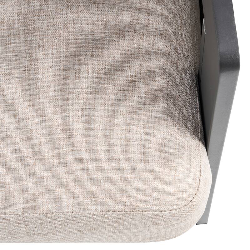 Christopher Knight Home - Aluminum Outdoor 50.25" Loveseat with Soft Cushions & Foldable Design