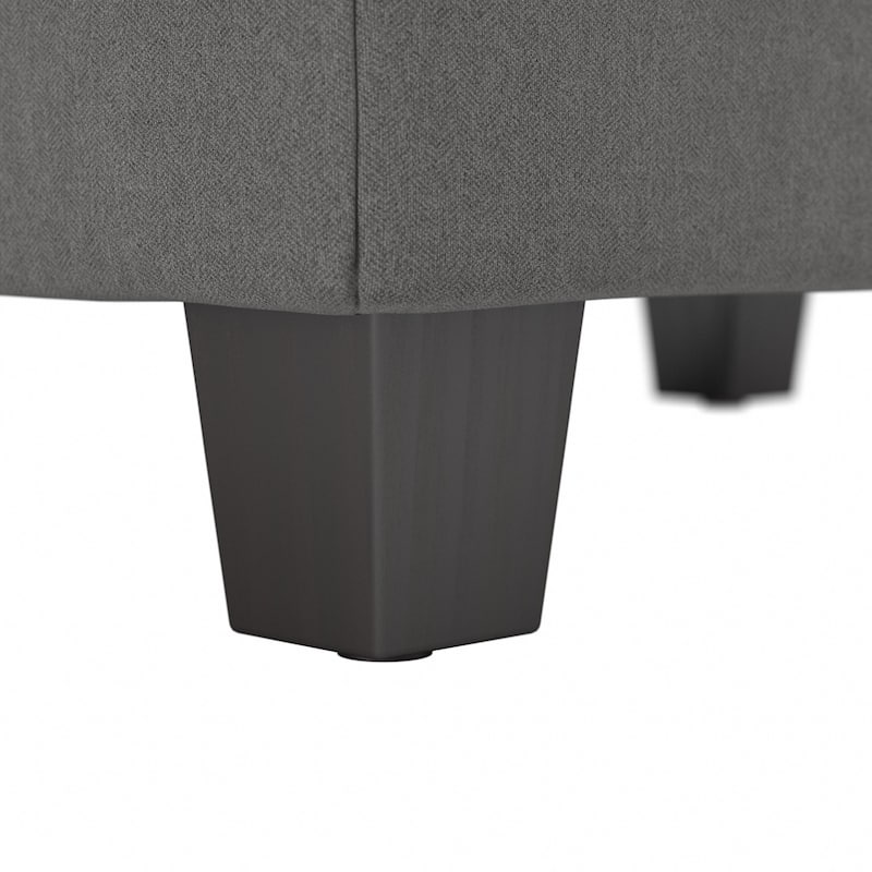 Bush Furniture Stockton Large Upholstered Storage Ottoman
