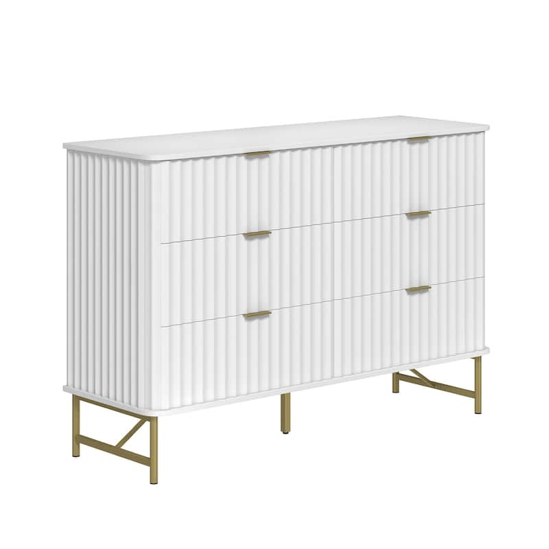 Clihome Modern MDF 6 - Drawer Accent Chest