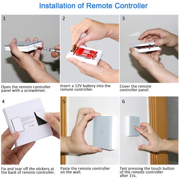 Wireless Remote Control Light Switch