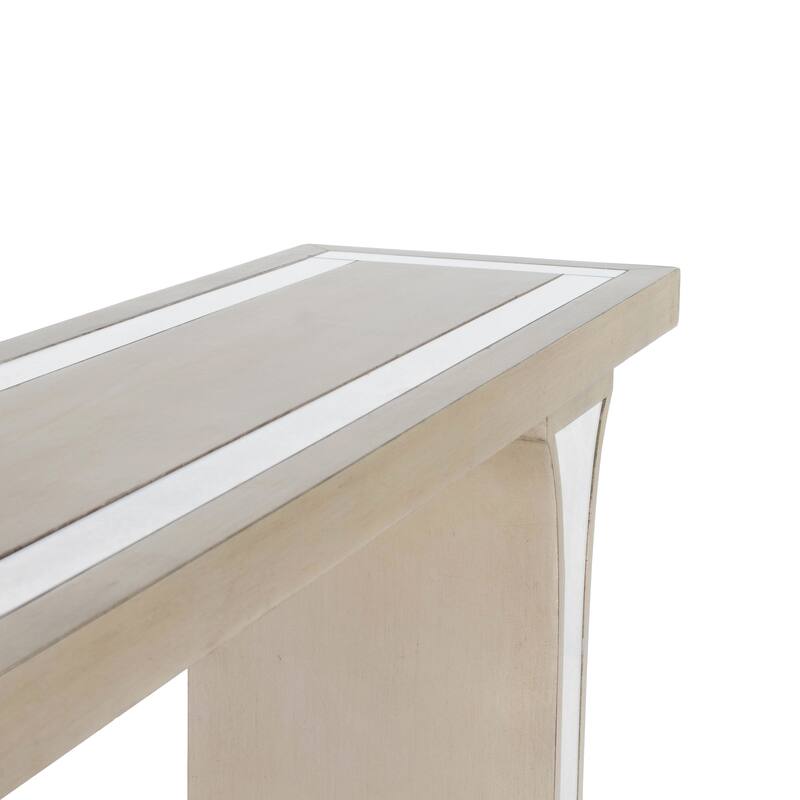 Handmade Butler Katya Silver Leaf Console Table (China)