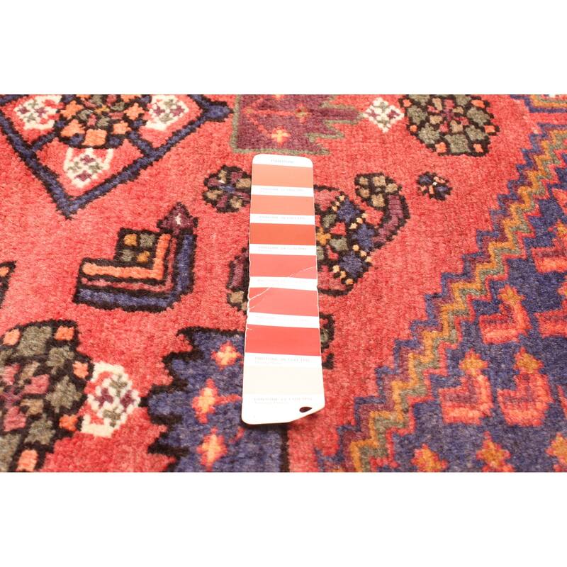 ECARPETGALLERY Hand-knotted Andelz Red Wool Rug - 4'4 x 7'3