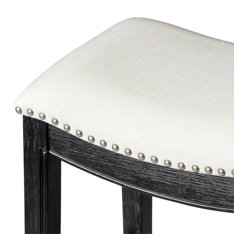 Maven Lane Adrien Saddle Kitchen Dining Stool