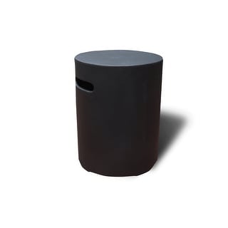 Modeno Black Propane Tank Cover Fire Pit Round 20" Outdoor