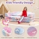 preview thumbnail 8 of 8, Gymax 10 Pcs Modular Kids Play Couch Sectional Sofa Glow in the Dark