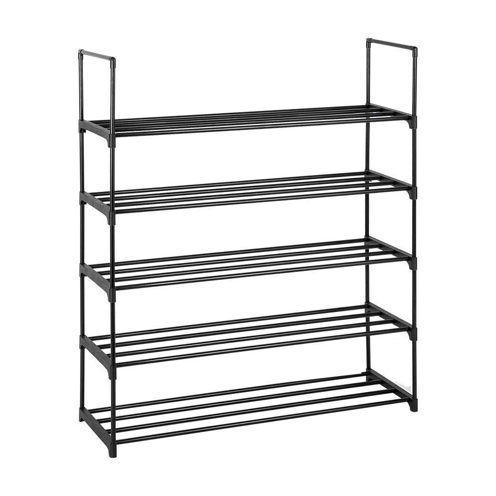 5 Tier Shoe Rack Metal Shoe Shelf Storage Organizer On Sale