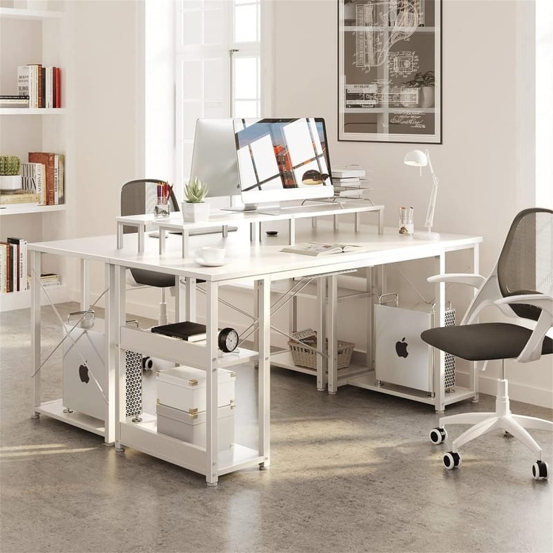 Computer Desk with Shelves