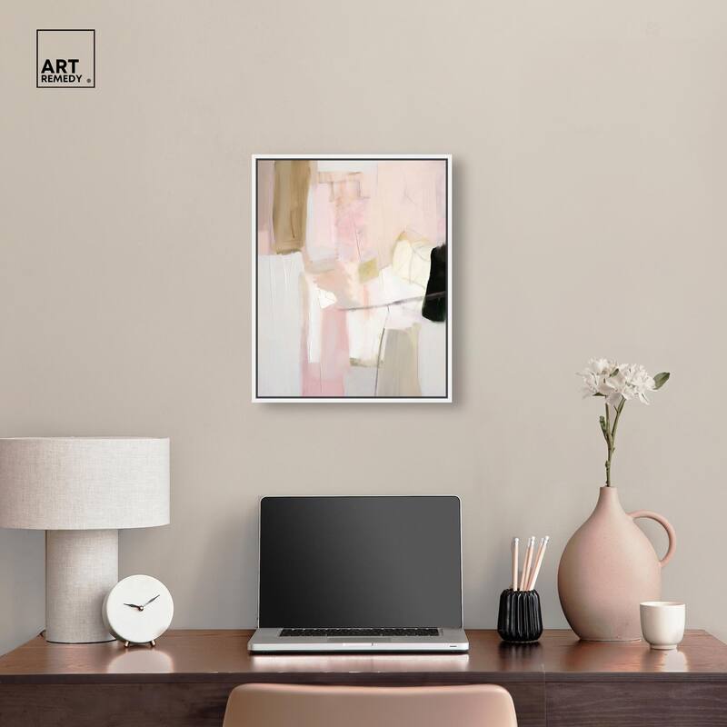 Pistachio Pink II Canvas by Art Remedy