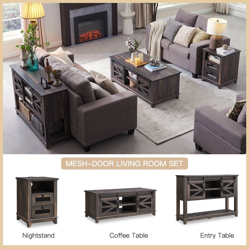 Farmhouse Entryway Table, Console Sofa Table, for Entry Way, Hallway