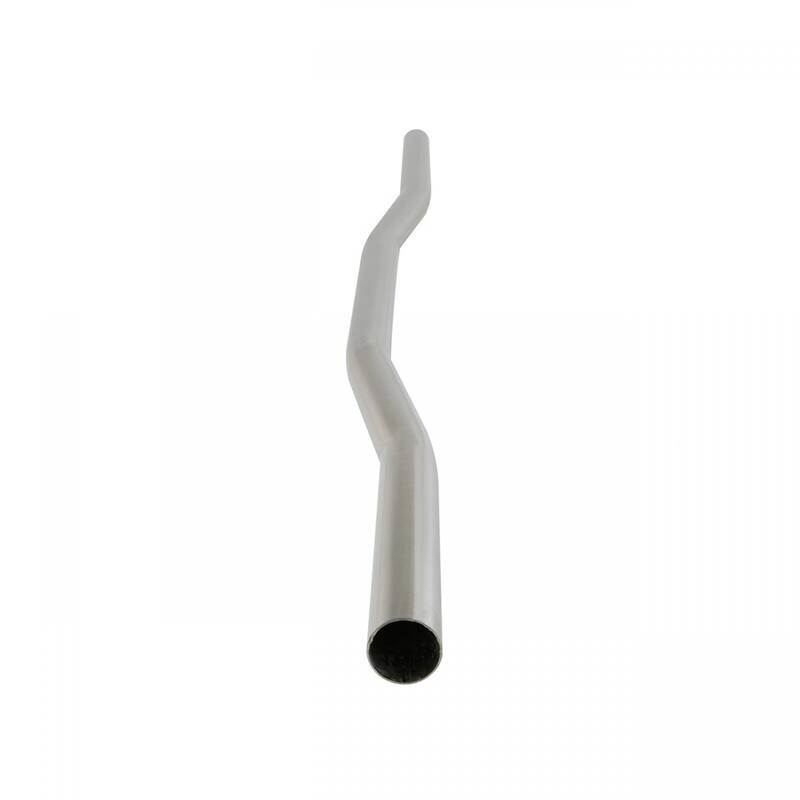 High Tank Toilet - Light Mahogany Flat Tank, White Elongated Bowl and Chrome Z Pipe Renovators Supply