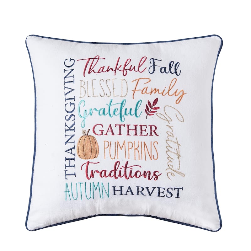 Fall Font Pillow