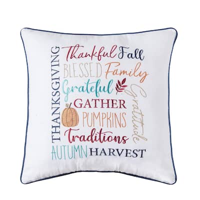 Fall Font Pillow