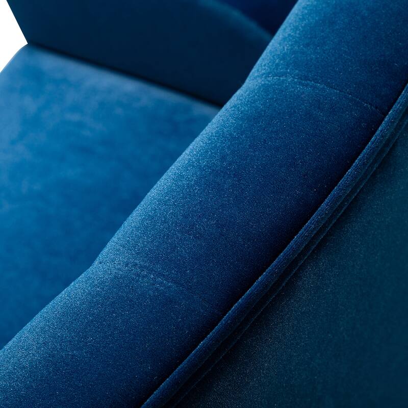 Loreto Modern Tufted Velvet Swivel chair with Adjustable Height Set of 2 by HULALA HOME