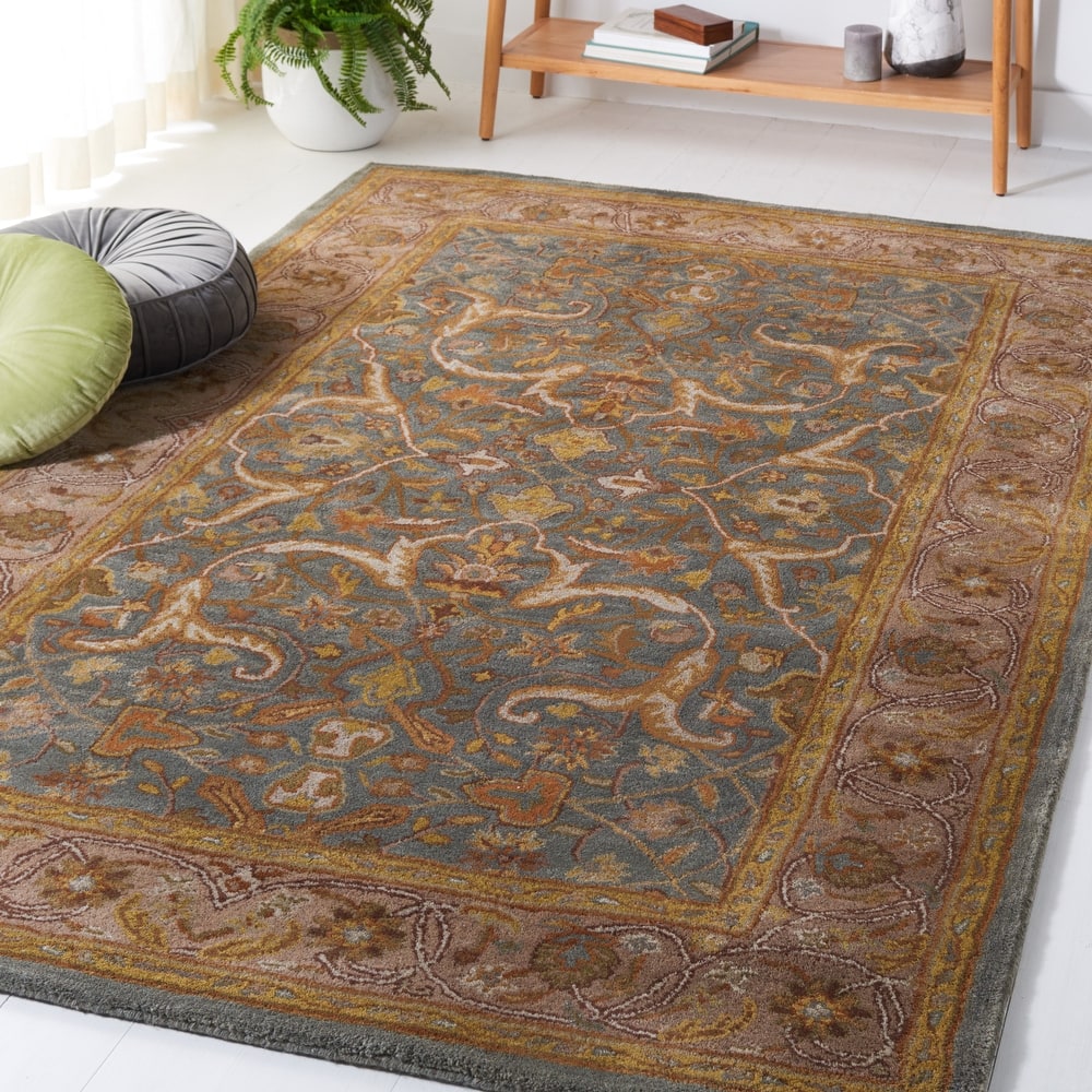 SAFAVIEH Handmade Heritage Folklore Traditional Oriental Wool Rug