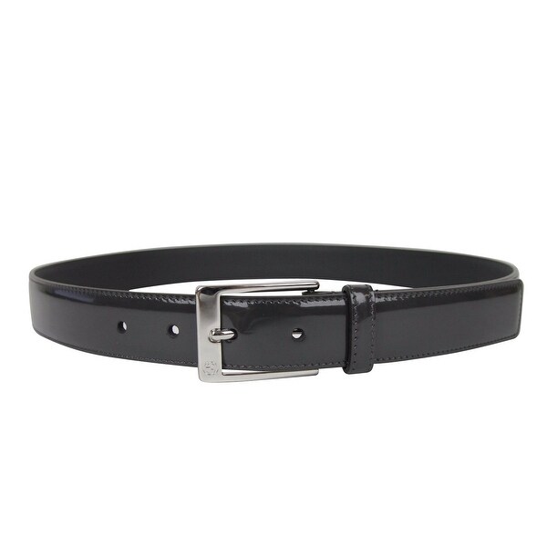 leather belt with gg detail