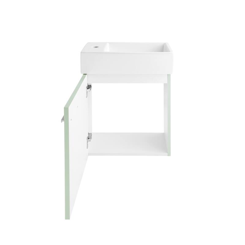 Swiss Madison Colmer 18" Single, One Cabinet, Bathroom Vanity