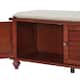 Maybelle Velvet Cushion Shutter Door Storage Bench by iNSPIRE Q Classic