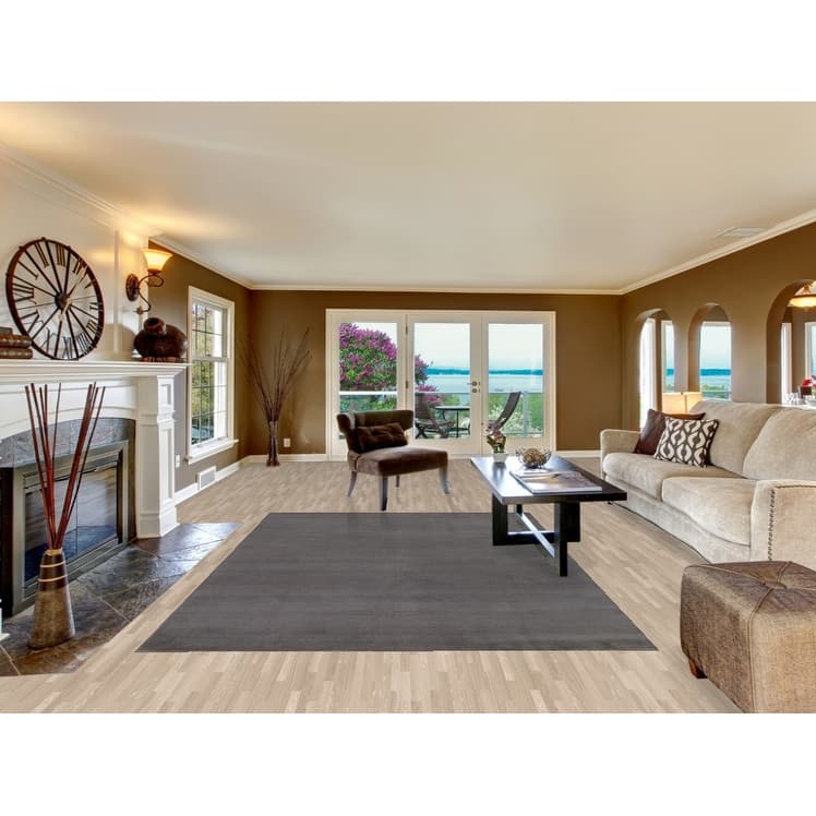 Contemporary Gabbeh Oriental Area Rug Handmade Wool Carpet - 6'9" x 9'9"