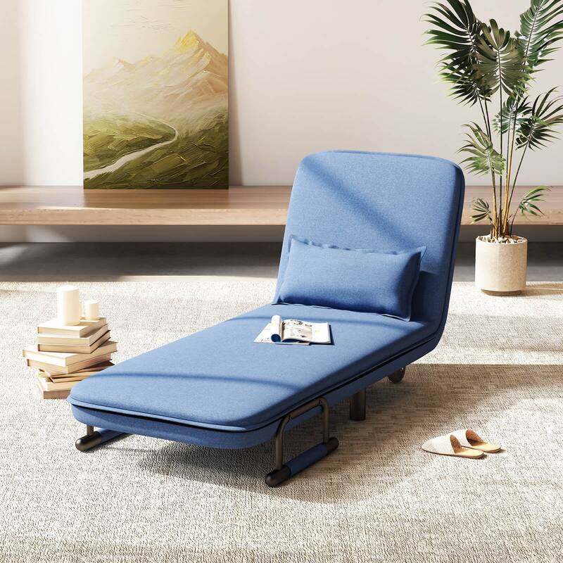 Costway 3-in-1 Convertible Sofa Bed with 5-Position Adjustable