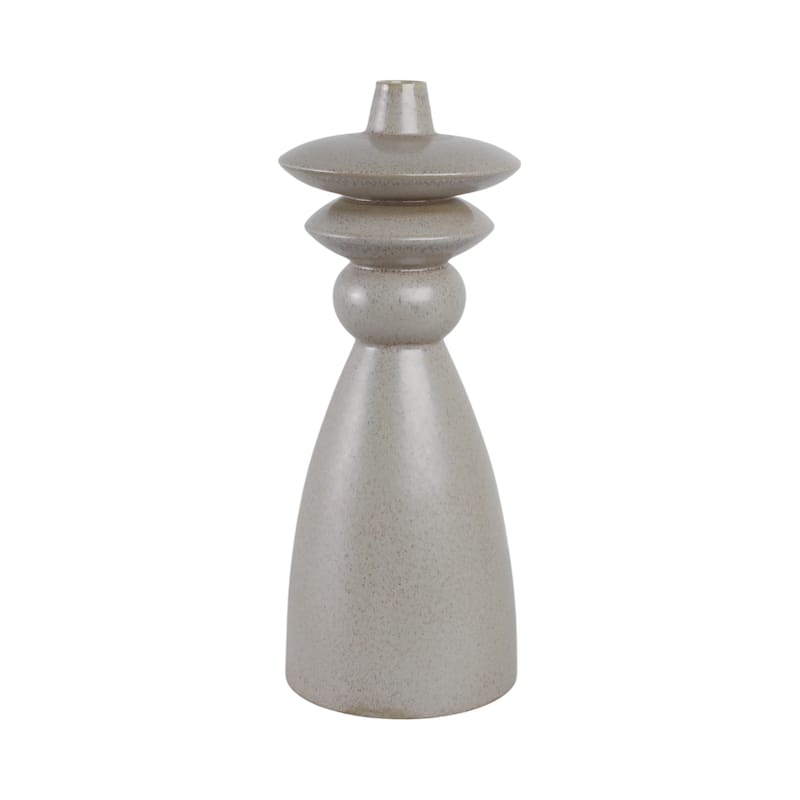 Pottery Vase Sculptural Silhouette Artesa Artisan-Inspired Design