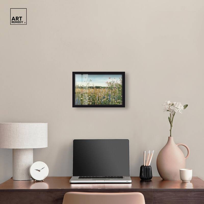 Glimmering Glade Garden II Shadowbox by Art Remedy